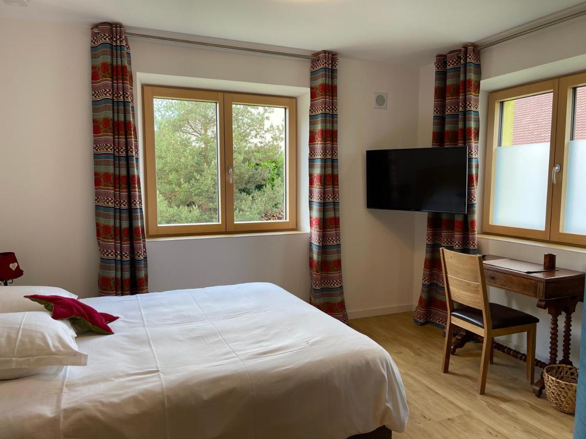 Alsacebnb - Gite 12 Personnes Dans Le Vignoble - Piscine Privee & Spa Ammerschwihr Exterior foto