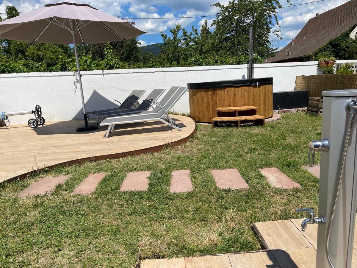 Alsacebnb - Gite 12 Personnes Dans Le Vignoble - Piscine Privee & Spa Ammerschwihr Exterior foto